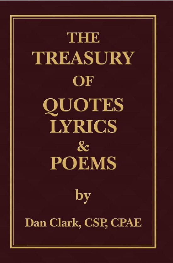 The Treasury of Quotes, Lyrics & Poems - cover