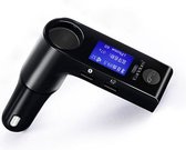 Earldom Wireless Bluetooth Stereo FM Transmitter - Voor Bellen & Muziek in de Auto - M27 Zwart