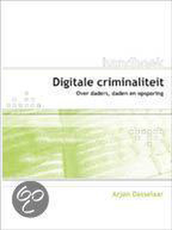 Cover van het boek 'Handboek Digitale criminaliteit + CD-ROM / druk 1'