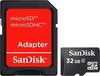 Sandisk Micro SD kaart 32 GB + SD adapter
