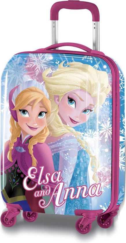 dubbele interval Commotie Disney Frozen - Anna en Elsa - Reiskoffer op wieltjes - Kinderen - 51cm |  bol.com