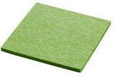 Daff Onderzetter - Vilt - Vierkant - 10 x 10 cm - Jelly Green - Groen