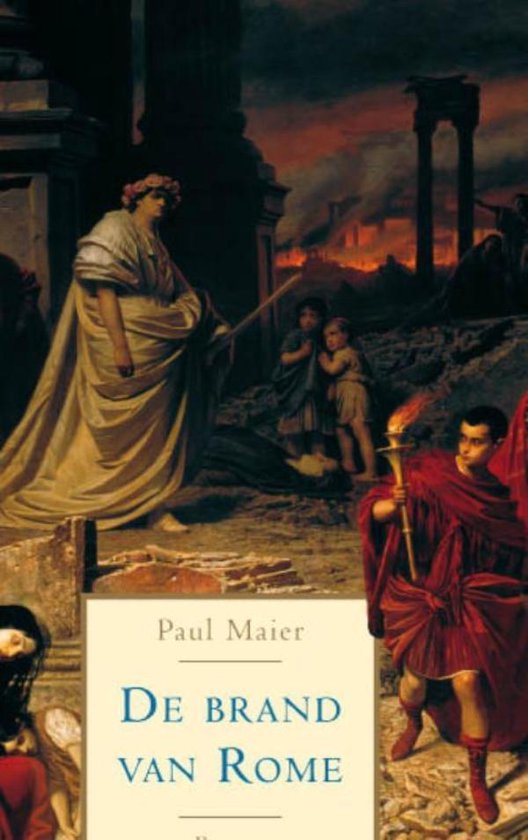 Cover van het boek 'De brand van Rome' van P. Maier