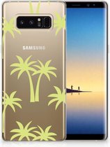 Samsung Galaxy Note 8 Uniek TPU Hoesje Palmtrees