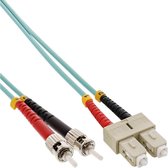 SC - ST Duplex Optical Fiber Patch kabel - Multi Mode OM3 - 3 meter