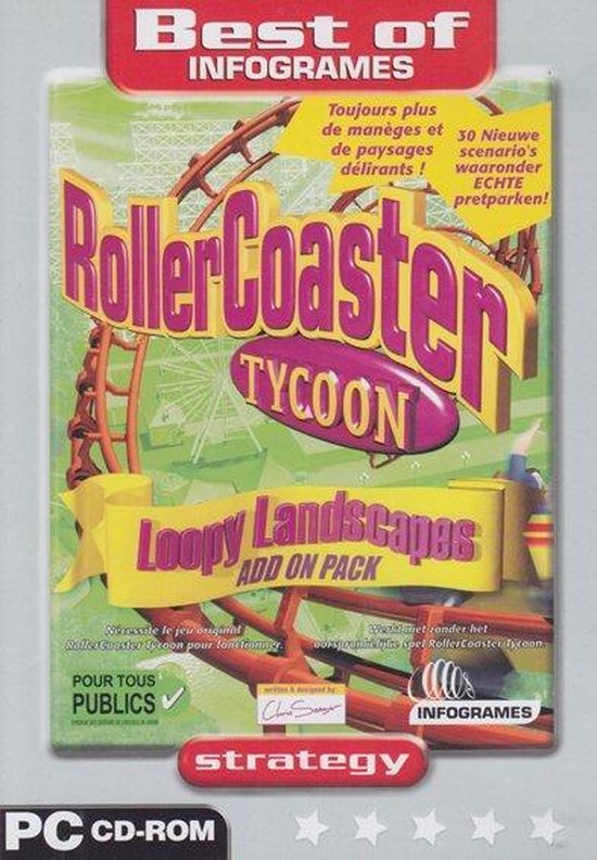 RollerCoaster Tycoon – Loopy Landscapes Add On Pack – PC