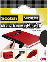 3M Strong & Easy 4105B19 Textieltape Scotch Zwart (L X B) 3 M X 19 Mm 1 Rollen