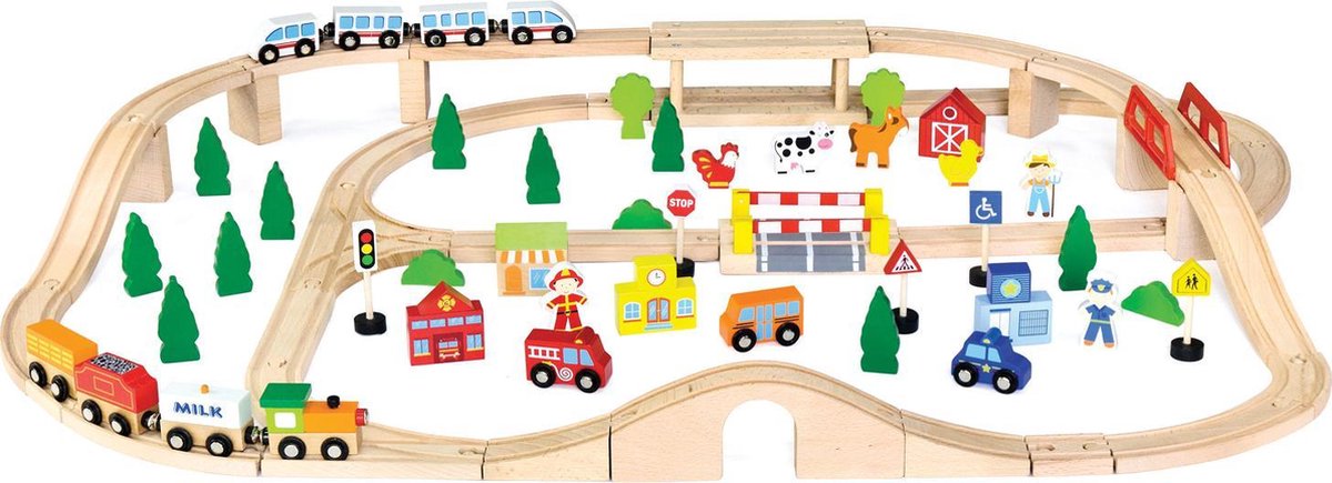 Vigatoys - Rails - Treinset - Groot - 90dlg.