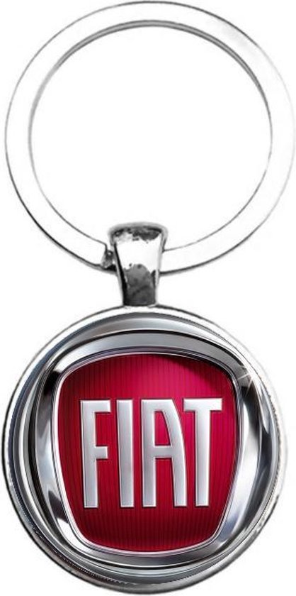 Sleutelhanger Glas - Fiat | bol.com