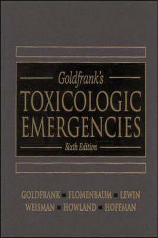 Goldfrank's Toxicologic Emergencies