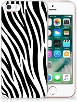 iPhone SE | 5S  TPU-siliconen Hoesje Design Zebra