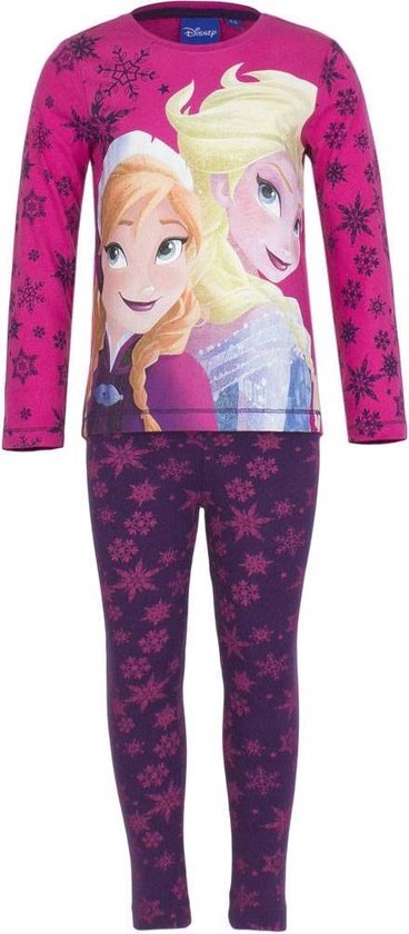 Beoefend Walter Cunningham Stevenson Frozen Kinder Pyjama - Anna & Elsa (Fuchsia/Paars)Disney | bol.com