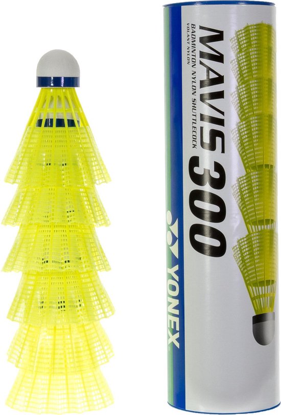 Yonex badmintonshuttles Mavis 300 - geel