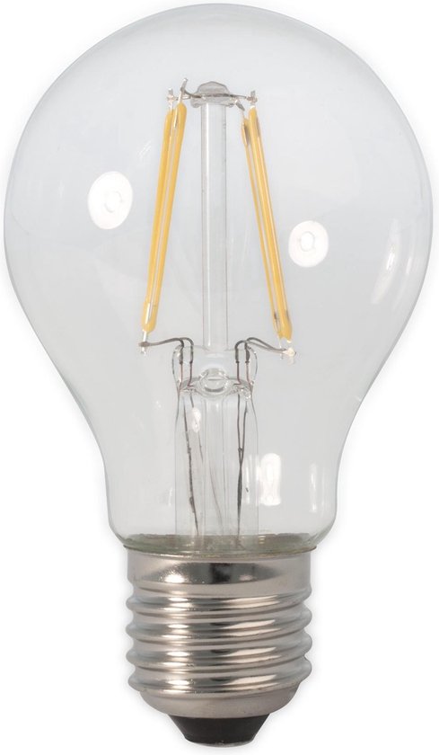 geleidelijk helemaal Wapenstilstand Calex LED lamp - 4,5W (40W) E27 Helder 470 lumen 2700K - Dimbaar met led  dimmer (2 stuks) | bol.com