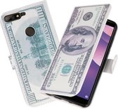 Dollar booktype wallet case Hoesje voor Huawei Y7 2018 / Y7 Prime 2018