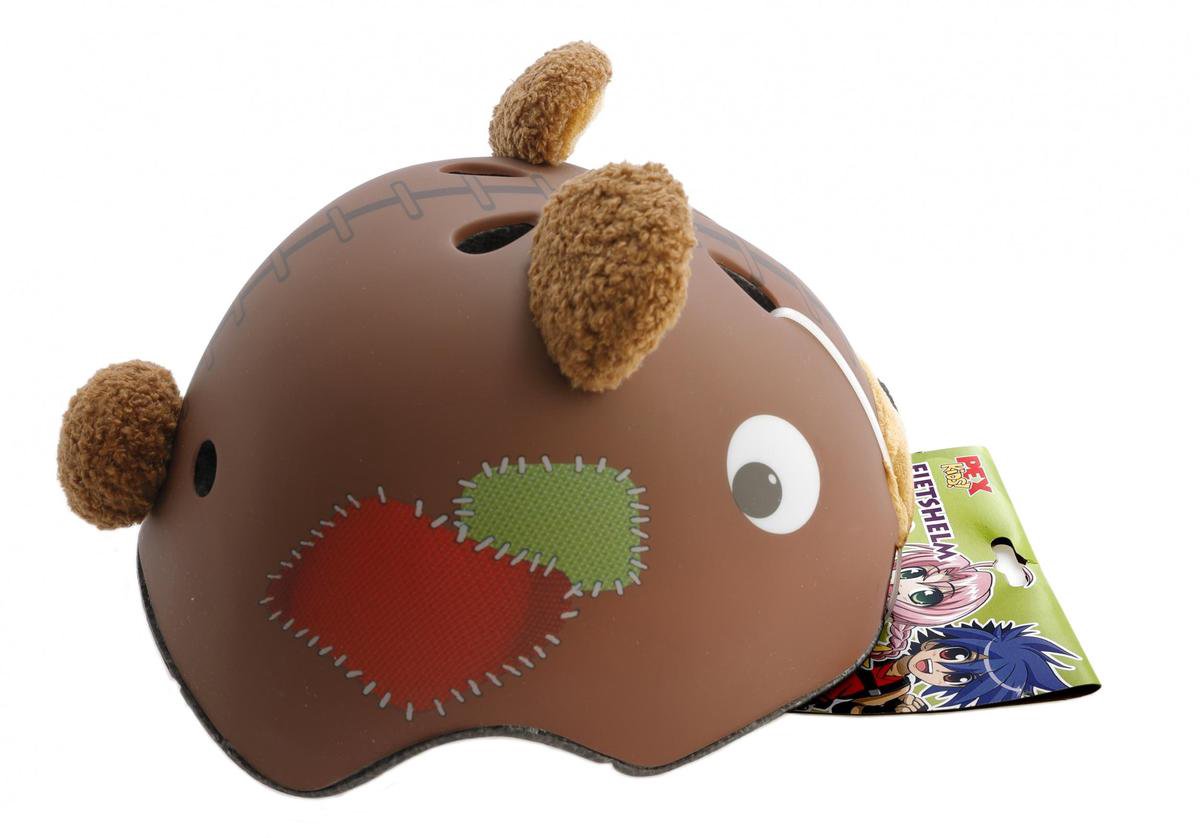 Pexkids Fietshelm Junior Beer Maat 54/58 Cm Bruin | bol.com