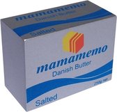 Mamamemo Deense Boter Hout 6 Cm Zilver/blauw