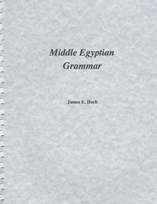 Middle Egyptian Grammar - cover
