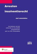 Boek cover Arresten insolventierecht van R.D. Vriesendorp (Paperback)