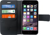 Hoesje geschikt voor Apple iPhone 6/6s Book Case Portemonnee - Cover voor 3 Pasjes Zwart