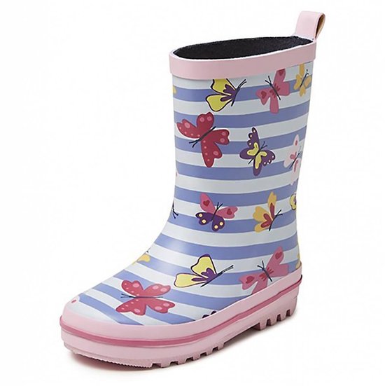 Gevavi Boots Vlinder meisjeslaars rubber roze Maat 23 bol