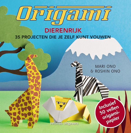 Origami Dierenrijk Dierenrijk - Mari Ono | Tiliboo-afrobeat.com