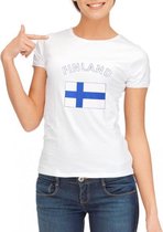 Wit dames t-shirt Finland M
