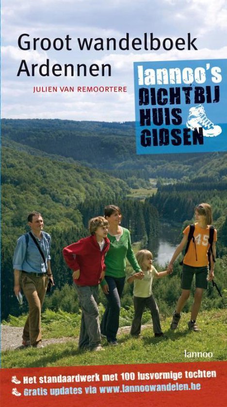 Cover van het boek 'Groot wandelboek Ardennen' van J. van Remoortere