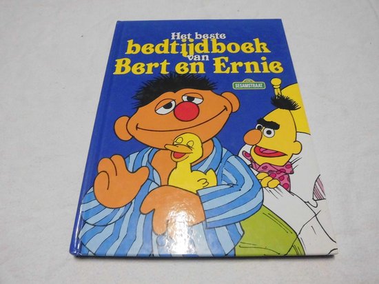 Omslag van Het beste bedtijdboek van Bert en Ernie door Sesamstraat