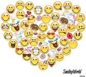 20x Smileys hart servetten 33 x 33 cm - Emoticon servet