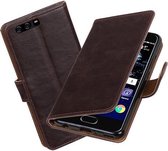 BestCases.nl Mocca Pull-Up PU booktype hoesje Huawei P10 Plus