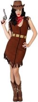 Cowgirl verkleedjurk met franjes voor dames - carnavalskleding - voordelig geprijsd XL (42-44)