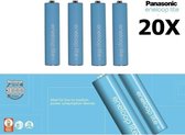 20 Stuks - AAA R3 Panasonic Eneloop Lite 1.2V 550mAh Oplaadbare Batterijen - Speciaal voor dect telefoons, Tot 3000 laadcycli - (in plastic bewaardoosje)