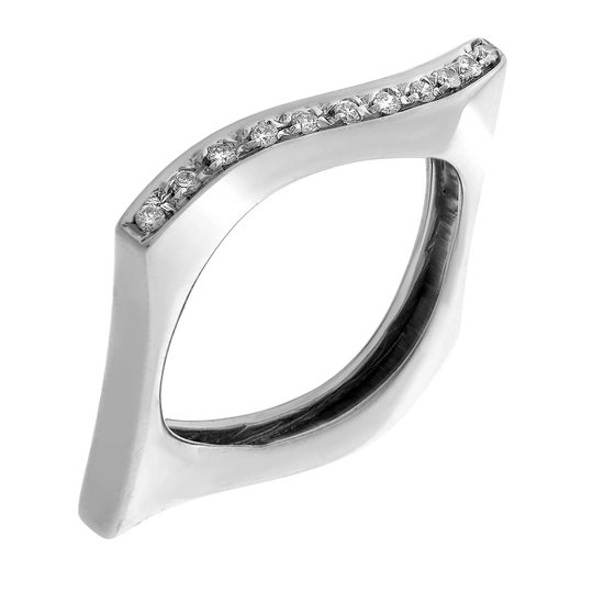 Orphelia RD-3228/59 - Ring - Witgoud 18 Karaat - Diamant 0.11 ct