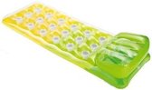 Intex Opblaas waterbed groen 188 x 71 cm