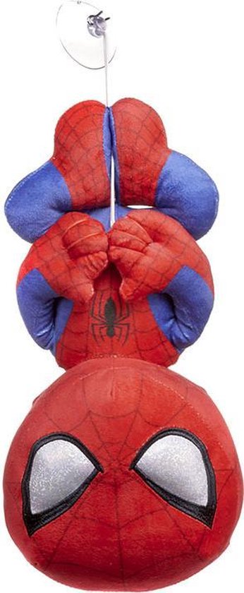 Peluche Spiderman à suspendre avec ventouse 28cm | bol.com