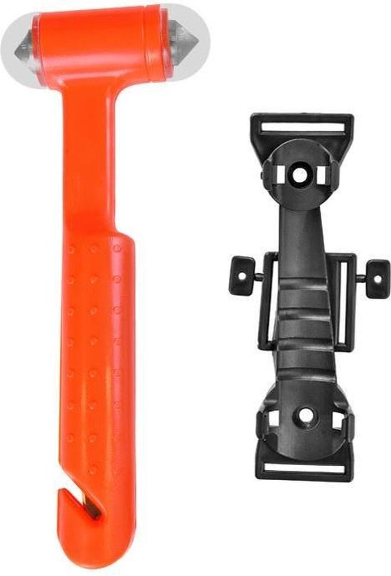 Marteau De Secours Voiture Magnétique - Avec Lampe Torche Et Avertissement Lumineux