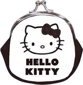 knip portemonnee - Hello Kitty - zwart witte vlakken
