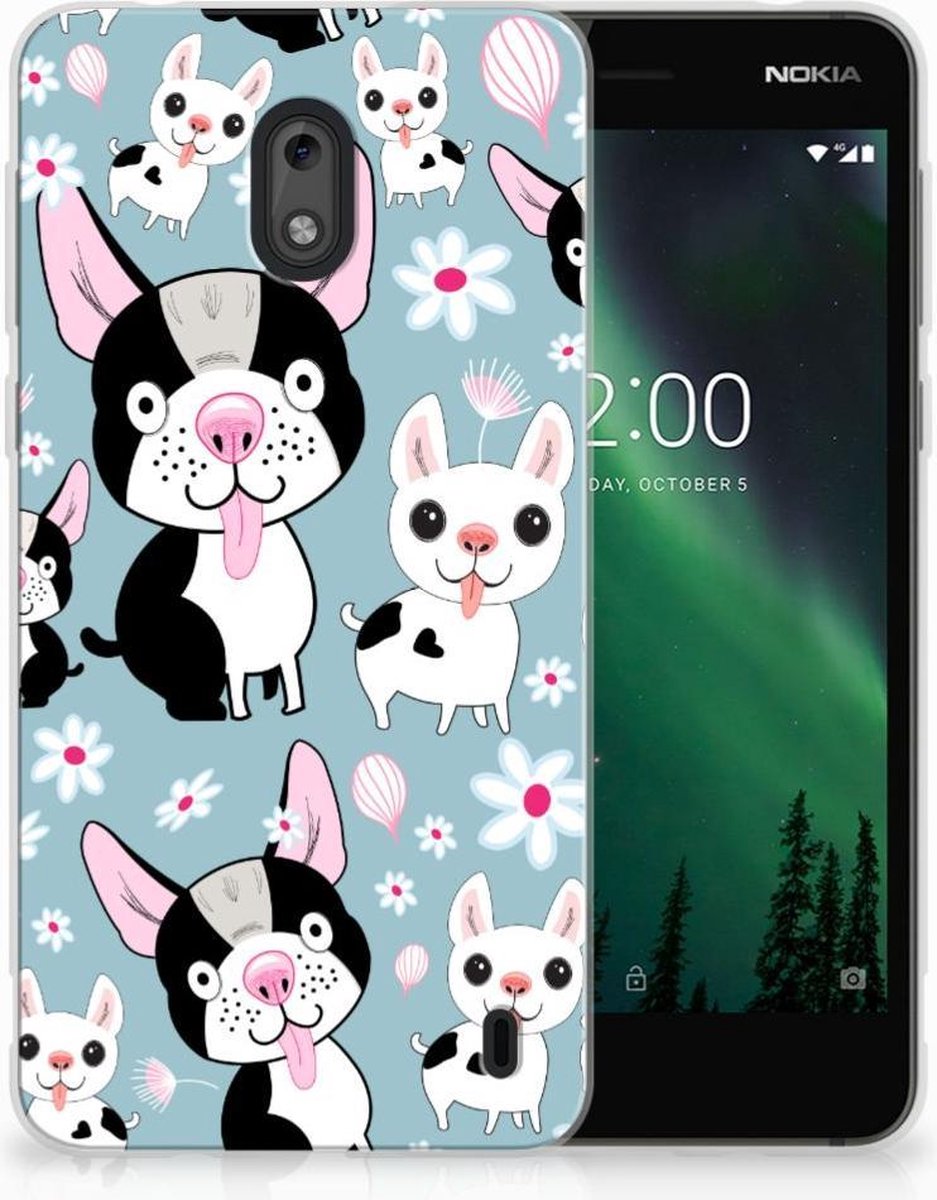 Nokia 2 TPU Hoesje Hondjes