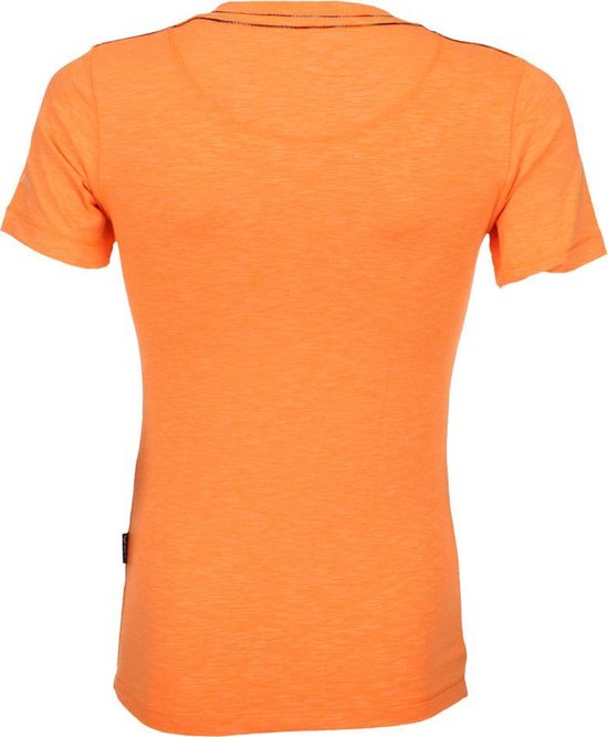 Jongens V-Hals T-shirt Neon Oranje - 92 bol.com