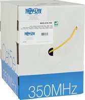 Tripp-Lite N022-01K-YW Cat5e 350 MHz Bulk Solid-Core PVC Cable, Yellow, 1000 ft., TAA TrippLite