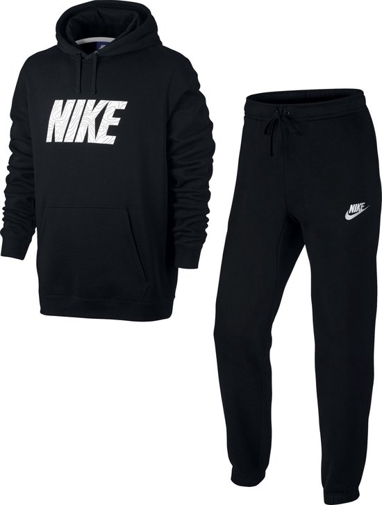 Nike Sportswear Trainingspak Heren - Maat - - zwart/wit bol.com