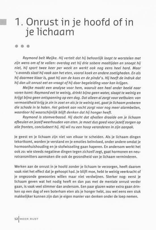Meer rust