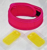 2 st. Anti muggen armband met oa citronella - Roze