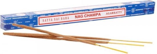 Wierook Satya Nag Champa klassiek staafjes (10 gram) (3 pakjes)