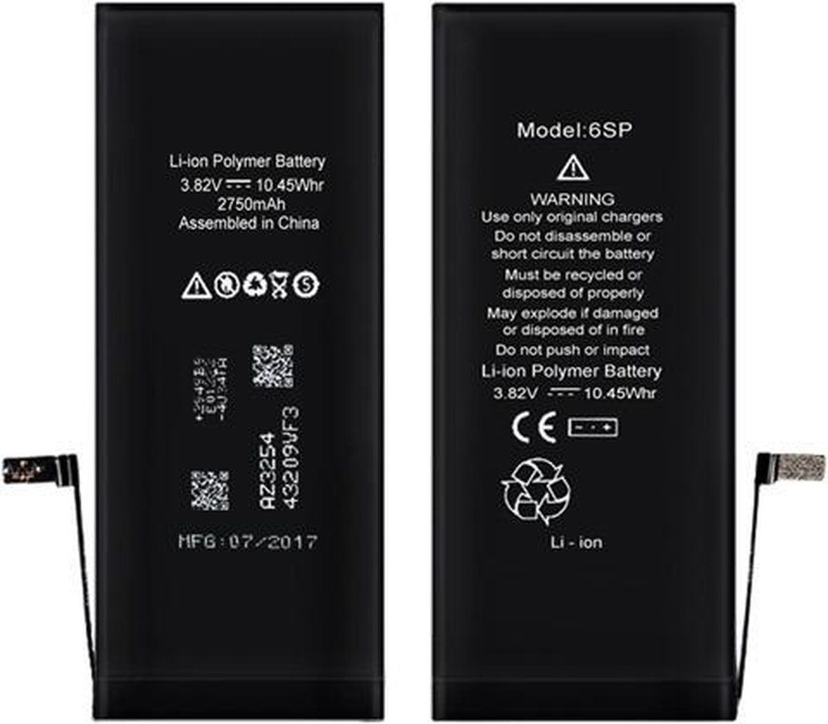 iPhone 6s Plus Batterij - 2750mAh, 3,8V, Li-Po accu