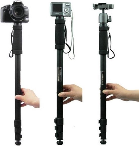 XL Monopod Camerastatief - DSLR Foto & Video Camera Eenbeen Statief Pole  Mount | bol.com