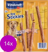 Vitakraft Dog Stickies 4x11 g - Hondensnacks - 14 x Gevogelte