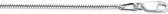 Glams Ketting Slang Rond 1,4 mm - Zilver