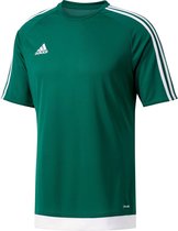 adidas Estro 15 Sportshirt - Maat 116  - Unisex - groen/wit
